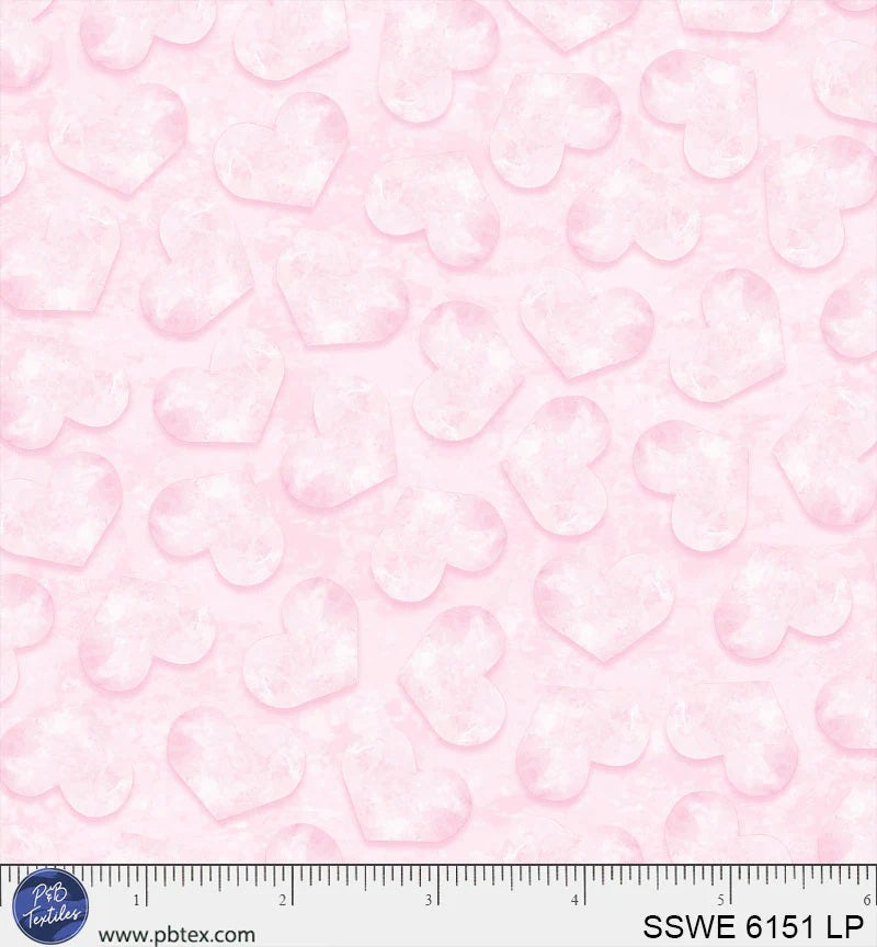 Spring Sweeties Tossed Textural Hearts SSWE06151LP