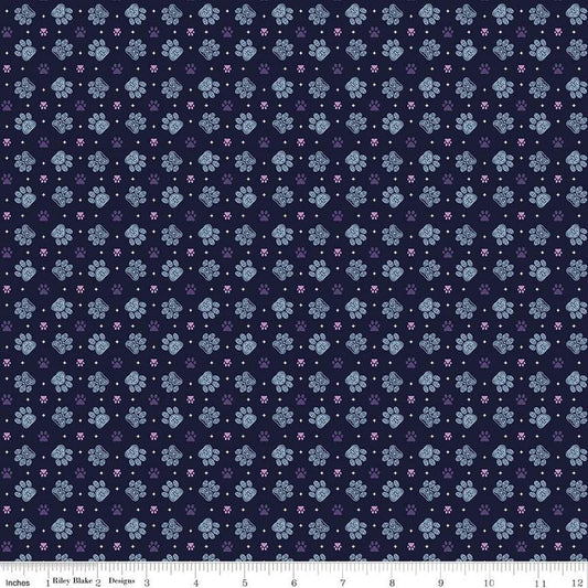 Celtic Cats Paw Prints CD16586 Nighttime