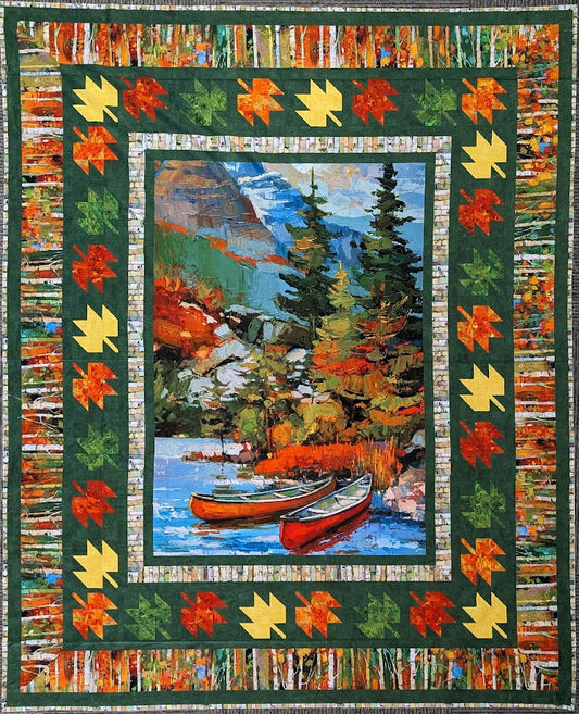 Silent Lake Shades of Autumn 56.5x67.5