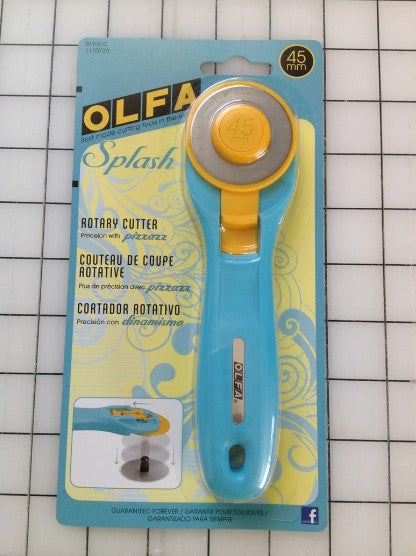 Splash Olfa 45mm rotary cutter Aqua