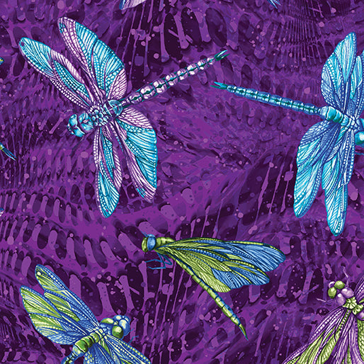 Dragonfly Wonder Large Dragonfly Purple 16400P-64