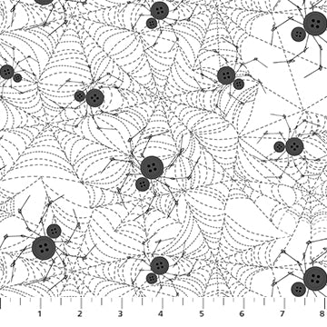 Mr Bones Sews Spider 91077-10 White