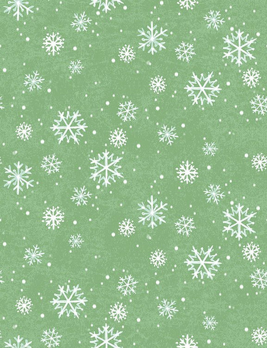 2026 Quilt MN Snowflakes Mint