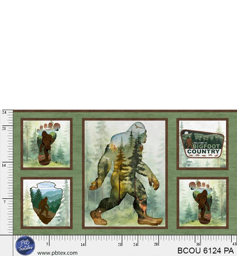 Bigfoot Country Bigfoot Block Panel