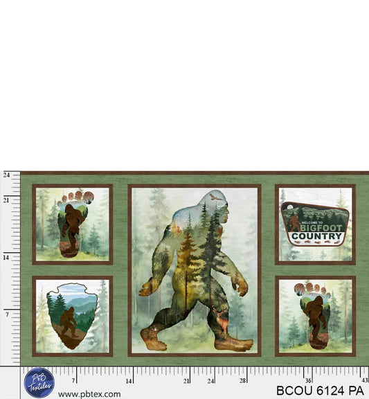 Bigfoot Country Bigfoot Block Panel