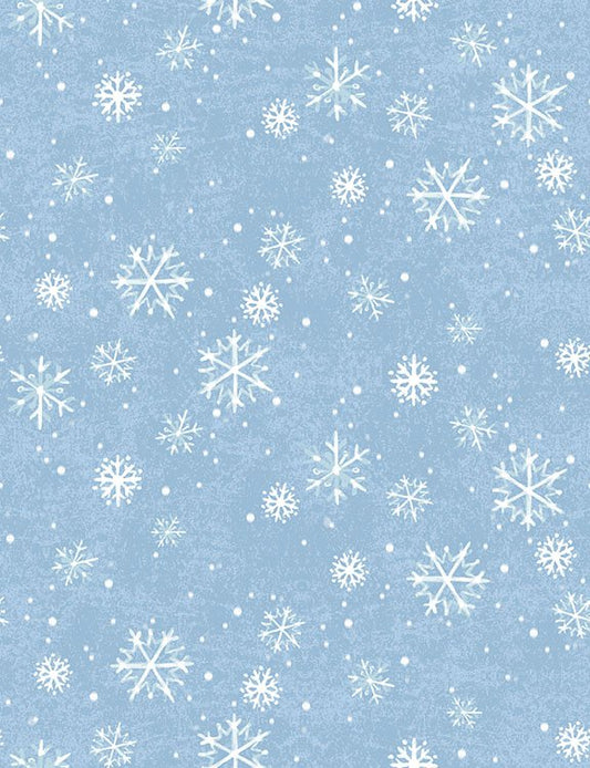 2026 Quilt MN Snowflakes Lt Blue