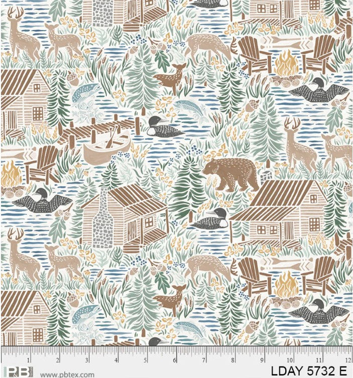 Lakeside Days Scenic Lake 05732E