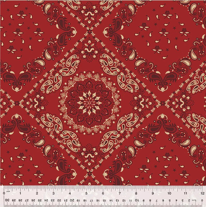 Bandana 108" Wide Back 53188W-1 Red