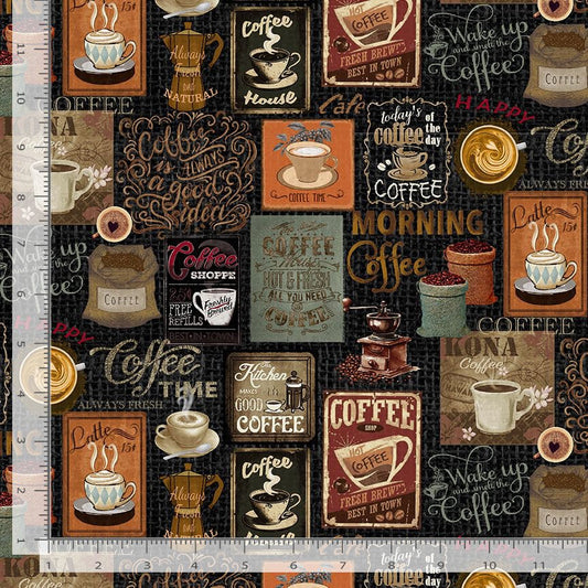 Coffee Collage Coffee-CD3421 Black