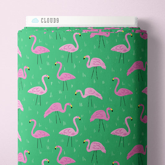 Poolside Purrfection Let's Flamingle