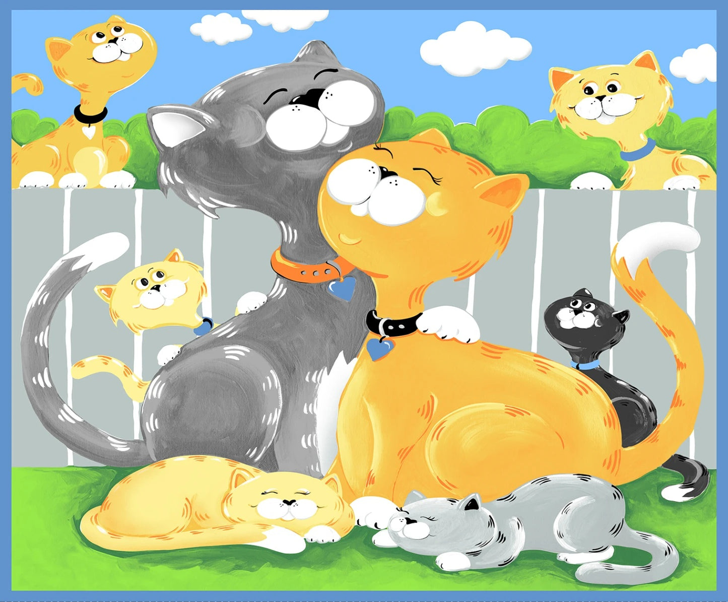 Kitty the Cat Panel SB20394-725