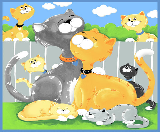 Kitty the Cat Panel SB20394-725