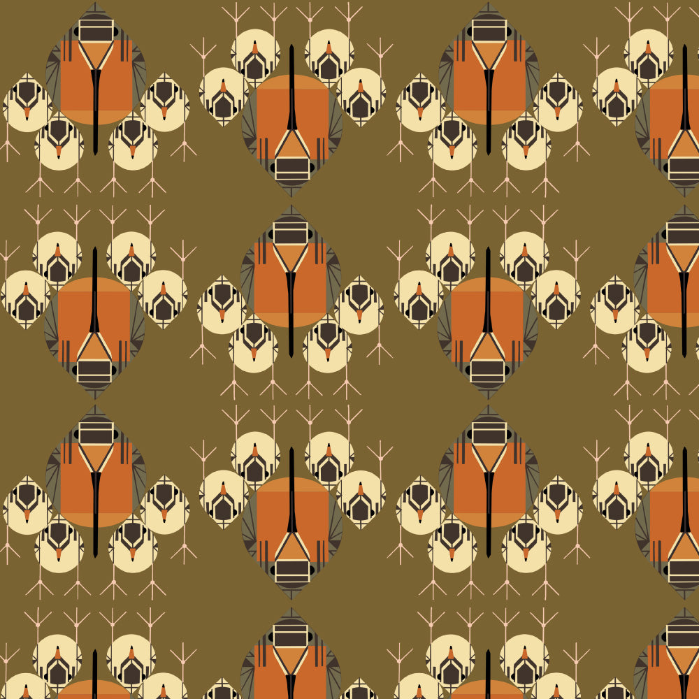 Charley Harper Michigan Audubon Bird Fam CH-390