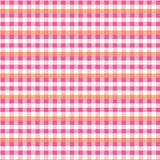 Kitty Loves Candy Halloween Plaid KC23912