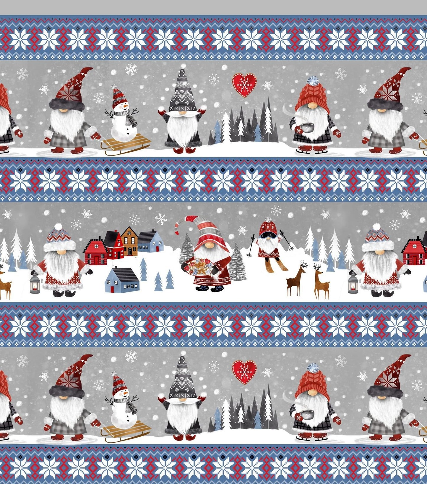 Nordic Gnomes Stripes Gail-CD2886