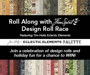 Design Roll Race 9-20-25 - Tim Holtz Christmas Strip Roll