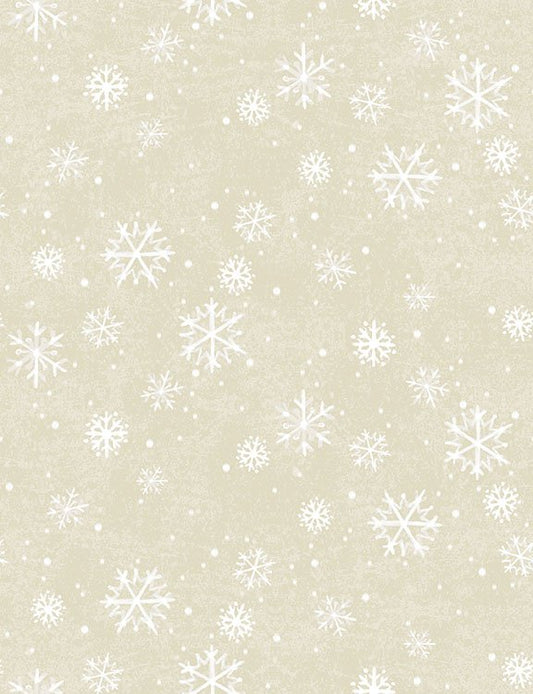 2026 Quilt MN Snowflakes Khaki