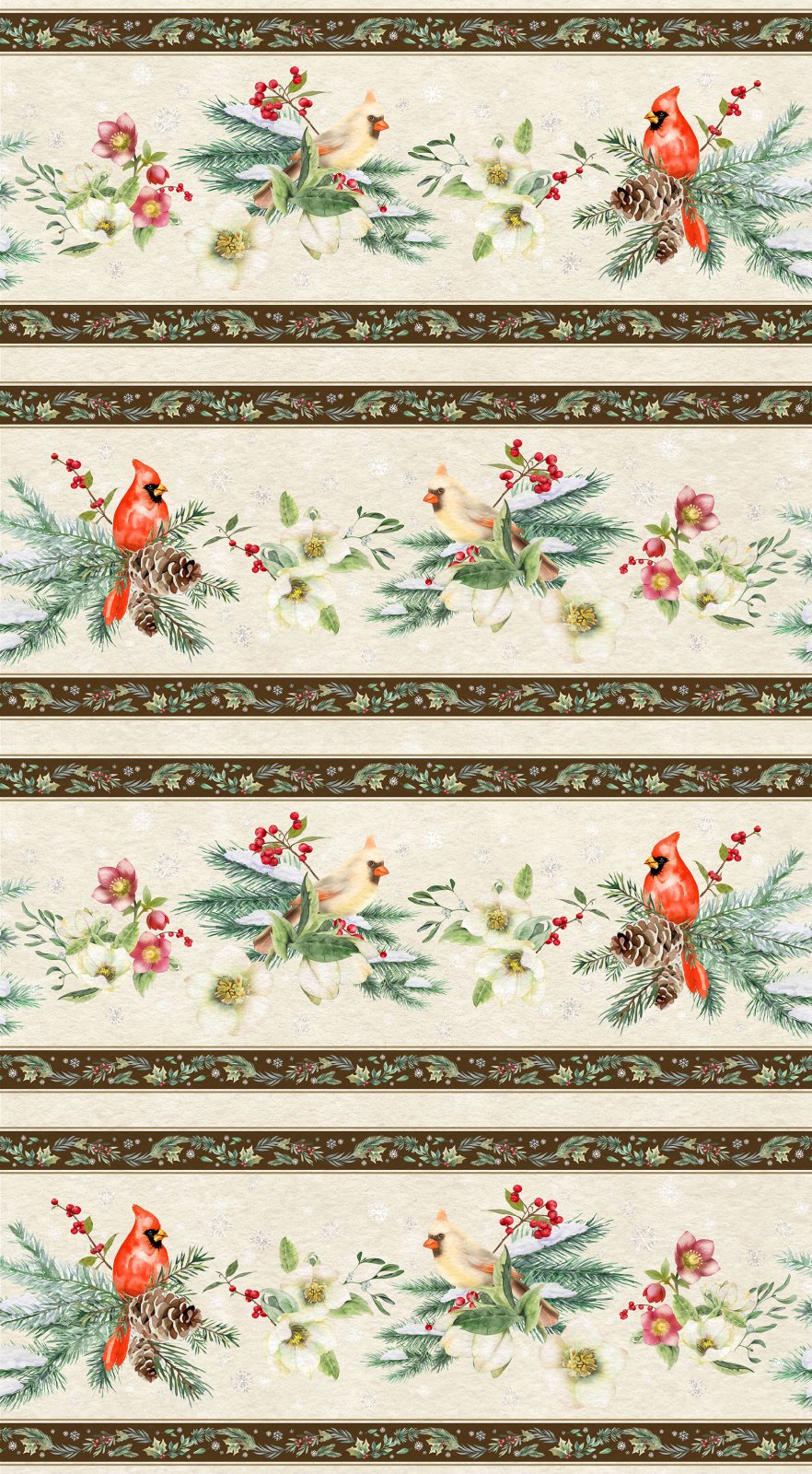 2026 Quilt MN Pictorial Stripe Lt Khaki