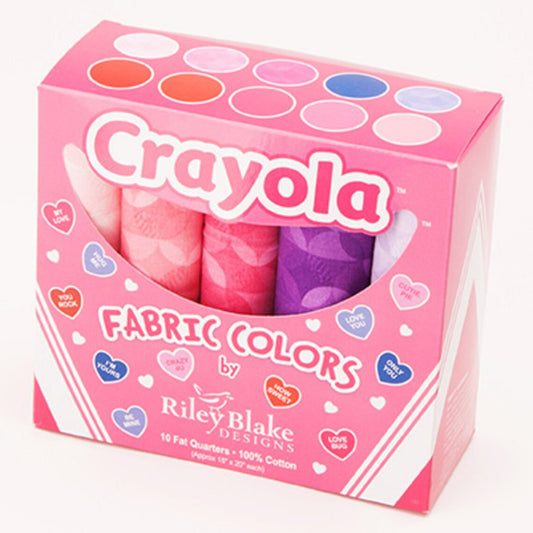 Crayola Valentines Fat Quarter Box